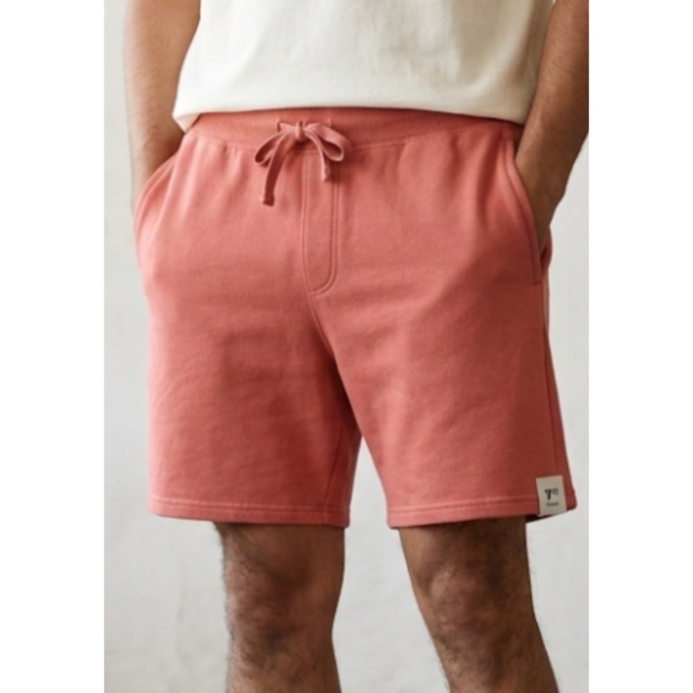George Above the Knee Elastic Waist Pull on Shorts Size L 7" Inseam 36"-38"